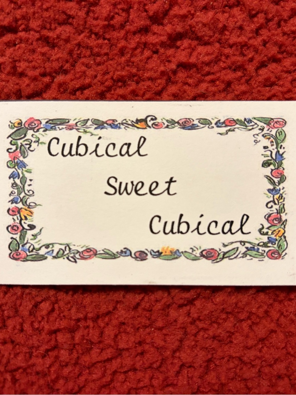 Cubical magnet